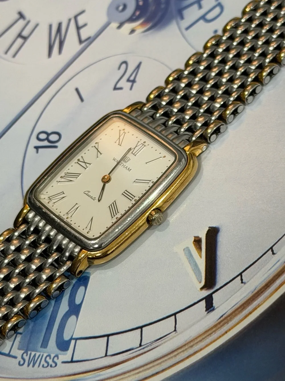 Vintage 1980s Waltham Quartz 6318026 Men’s Watch